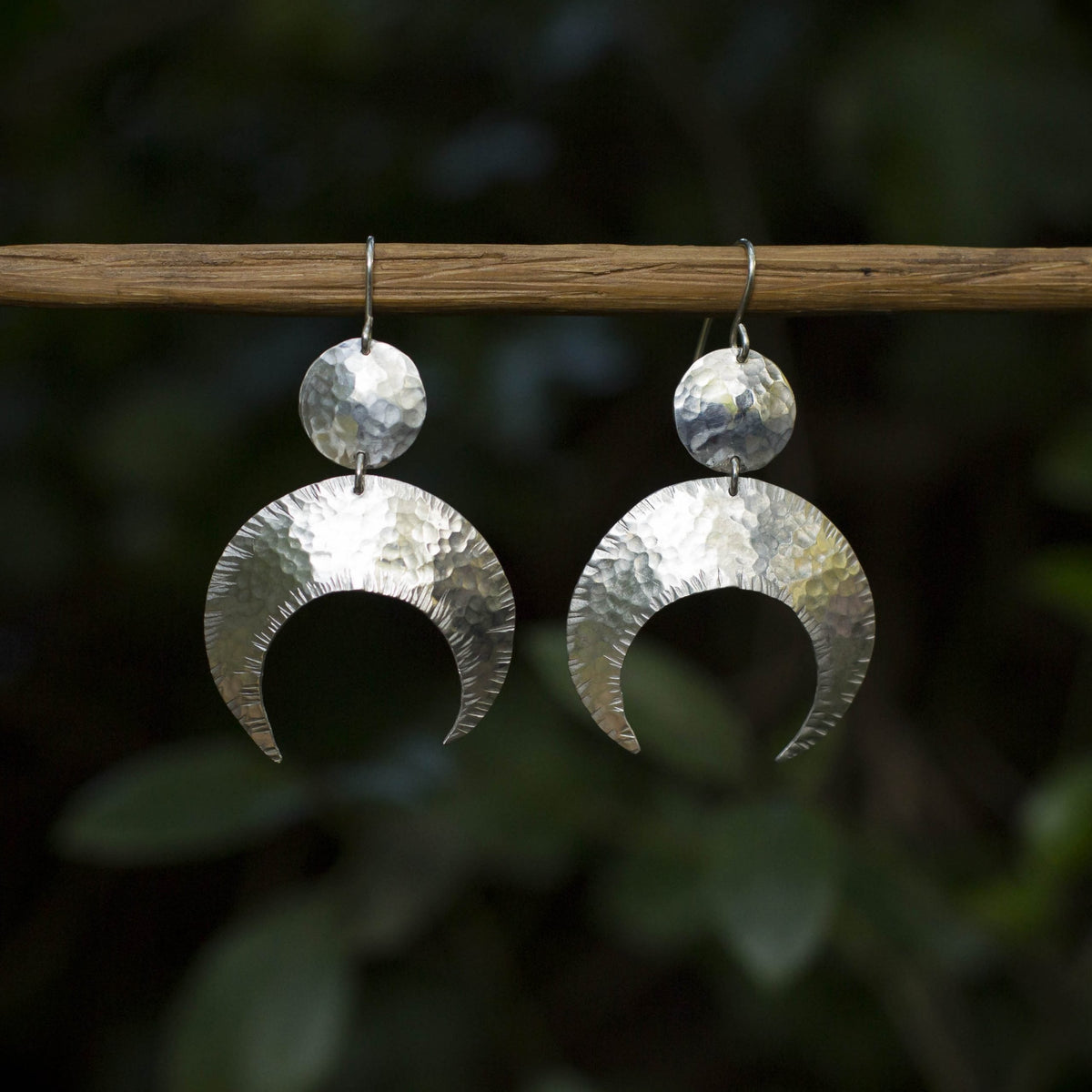 Crescent Moons-Small Silver