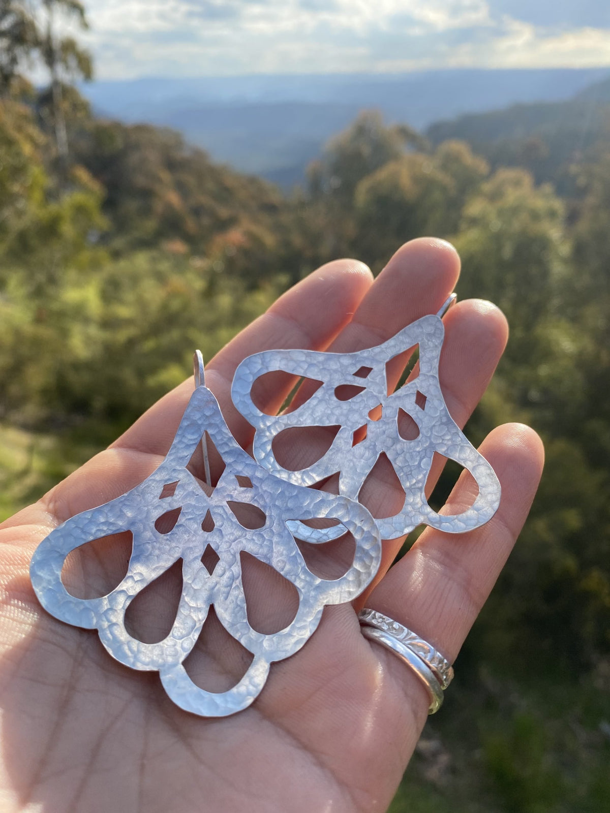 Lotus Fans - Small Silver